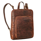 Rucksack Damen Leder cognac