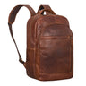 "Alura" large backpack ladies and men leather