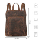 Rucksack Damen Leder