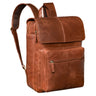 "Sangro" Vintage Leather Backpack for Men 15.6–16 inch with 2 Laptop Compartments