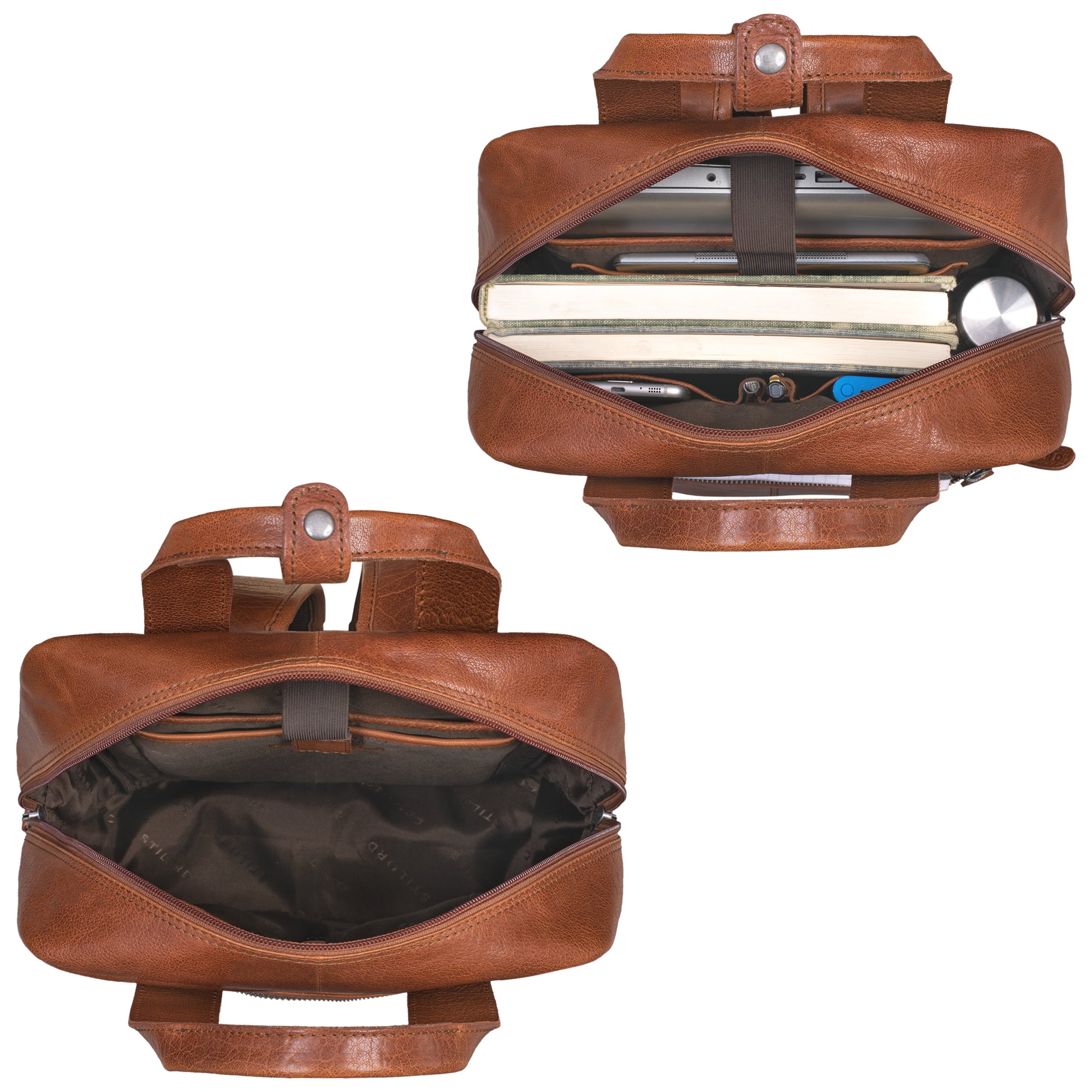 Leder Businessrucksack Damen
