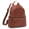 "Berry" Real Leather Backpack Women Small 13 inch Laptop Tablet