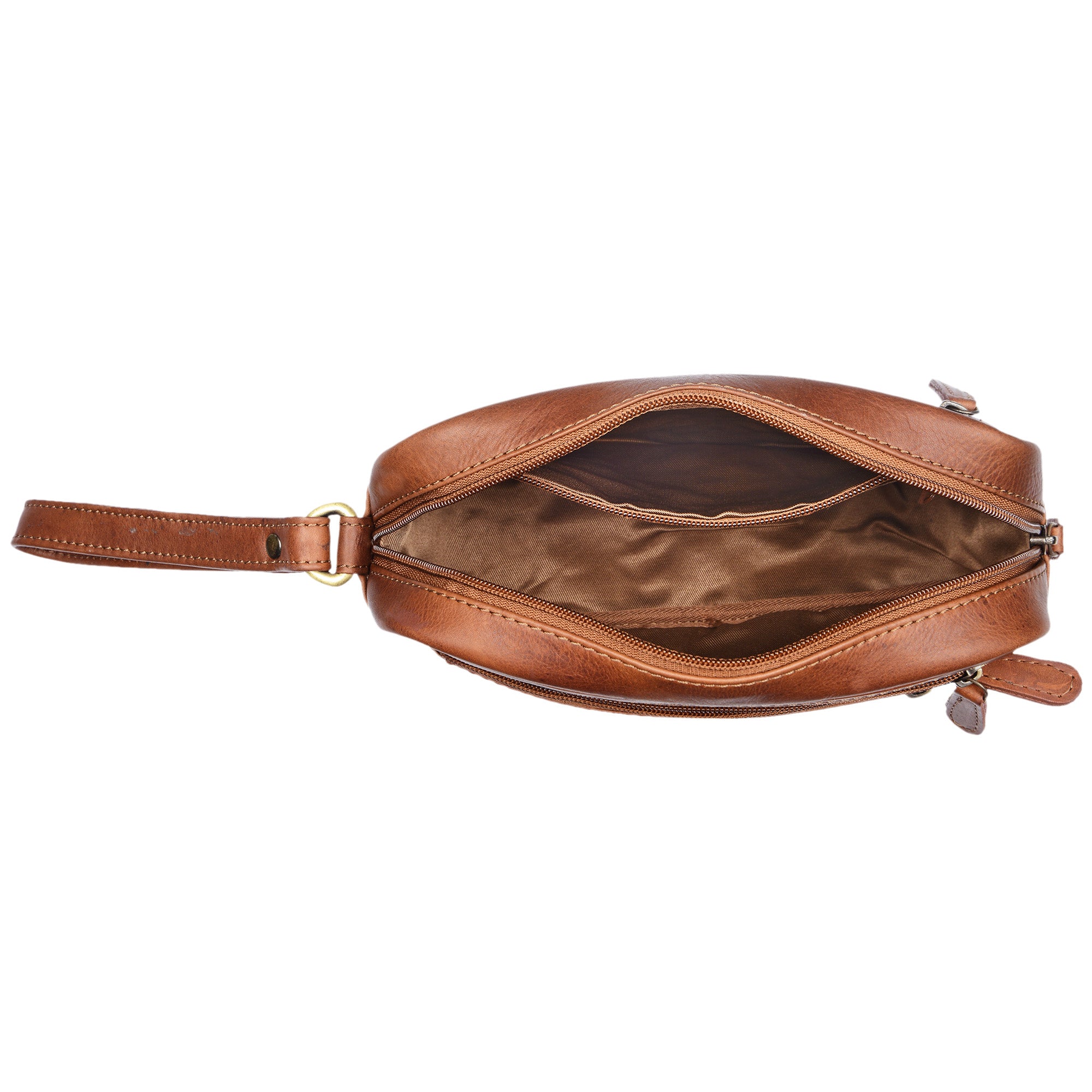 Leder Herrentasche klein Hand
