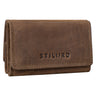 Schlüssel Etui Tasche Leder braun