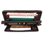 Schreibmappe im Vintage Design dunkelbraun