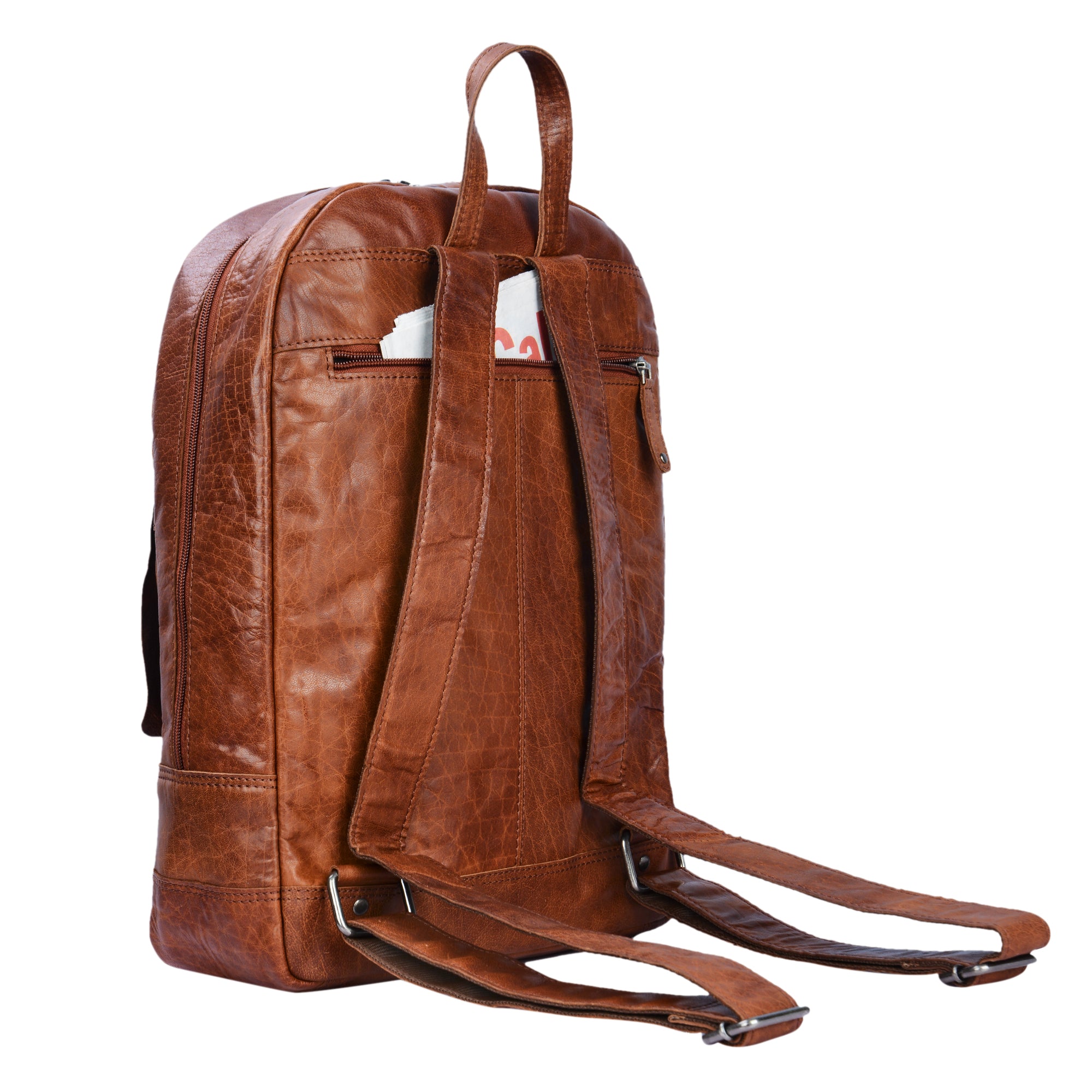 Schulrucksack XL Leder DIN A4