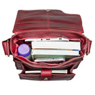 Rote Ledertasche Damen klein