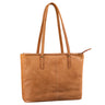 "Antonia" Leather Tote Bag with Zip