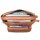Büffel Leder Tasche Damen braun