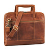 "Tristan" Leather Laptop Bag Men
