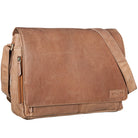 Schultertasche Leder für 15,6 Zoll Laptop