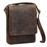 "Ottavio" Real Leather Shoulder Bag Mens Medium for 13,3 inches Laptop