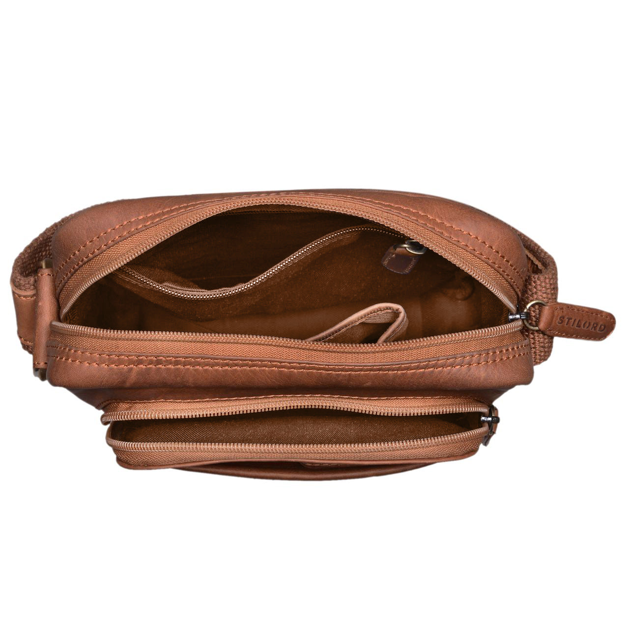 Vintage Schultertasche Leder 9.7 Zoll