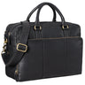 "Isaac" Leather Briefcase Laptop Bag