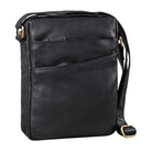 Vintage Umhängetasche Leder schwarz