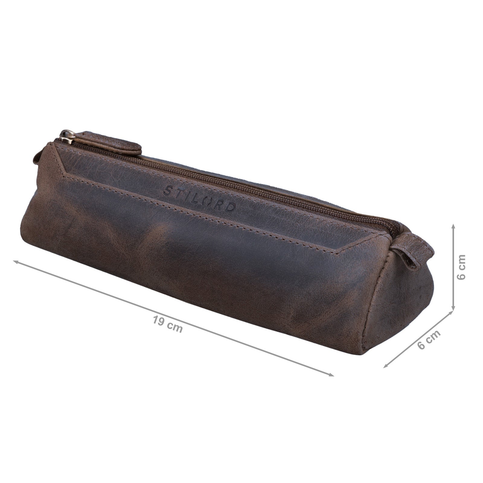 Leder Faulenzer Braun