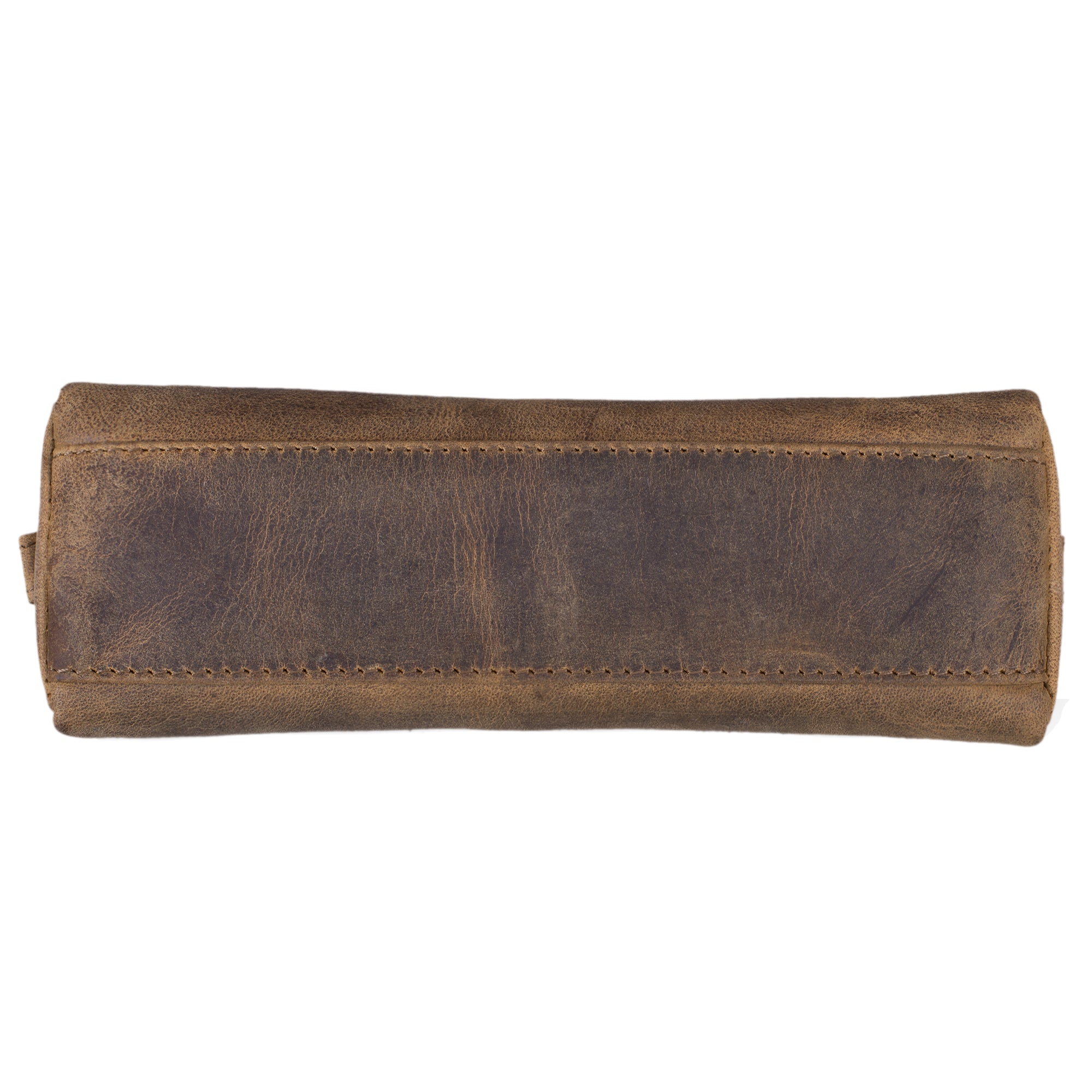 Braune Stifte Rolle Leder Vintage
