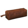 Stiftetasche braun elegant Leder