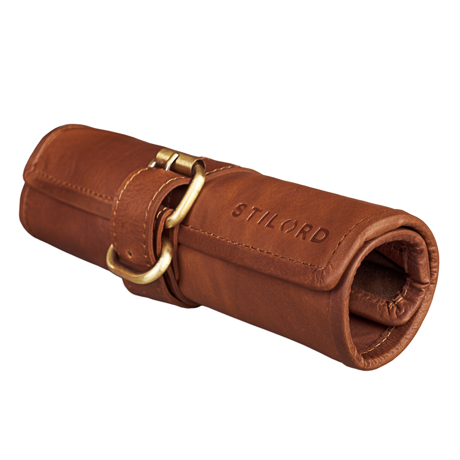 Stiftetasche Leder braun