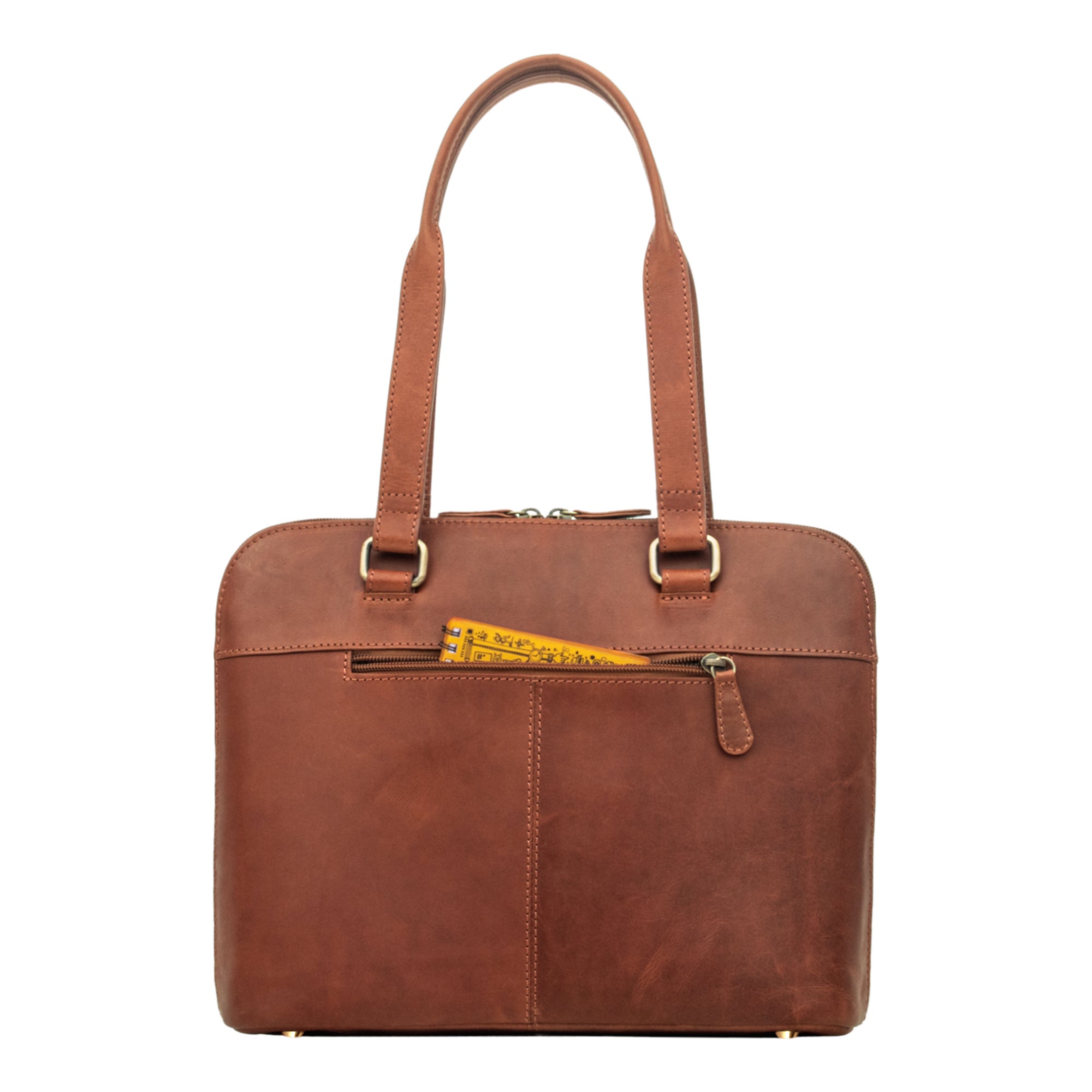 Damenledertasche braun stilvoll