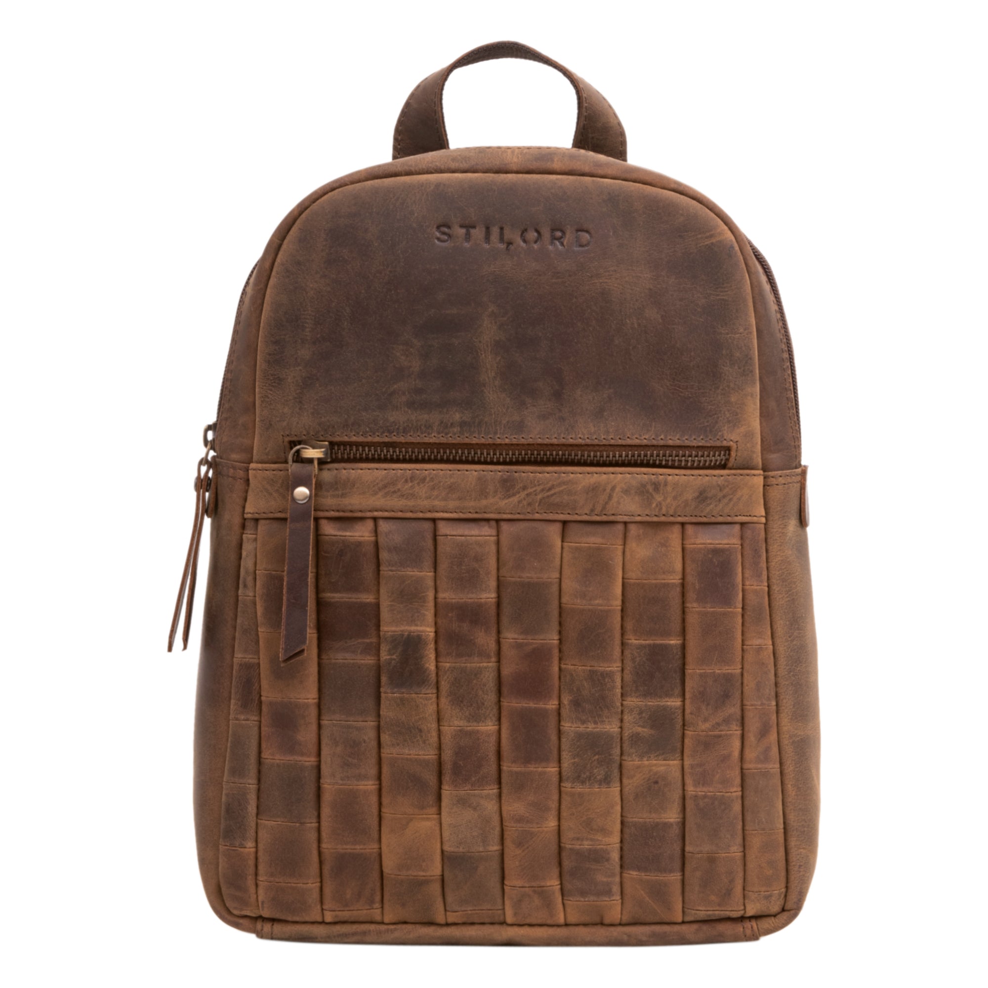 damen rucksack braun leder