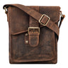 "Mattia" Small shoulder bag genuine leather for men