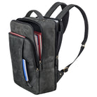 Laptoprucksack Echtleder grau für Laptop bis 16 Zoll