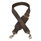 Taschengurt Leder mit Polster braun Vintage