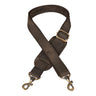 Taschengurt Leder mit Polster braun Vintage