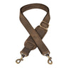 Taschengurt mit Polster Leder braun Vintage