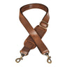 Vintage Taschengurt Leder mit Polster braun
