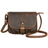 "Iris" Leather Handbag Ladies Small