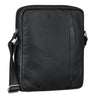"Sergio" Real Leather Mens Shoulder Bag Medium for 11 Inch Tablet