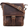 "Nevio" Leather Shoulder Bag Men