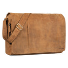 Leder Messenger Bag Vintage