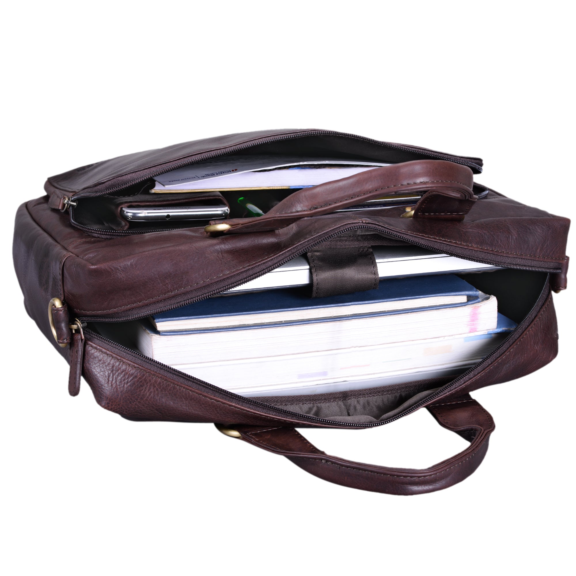 Leder Umhängetasche Herren Vintage
