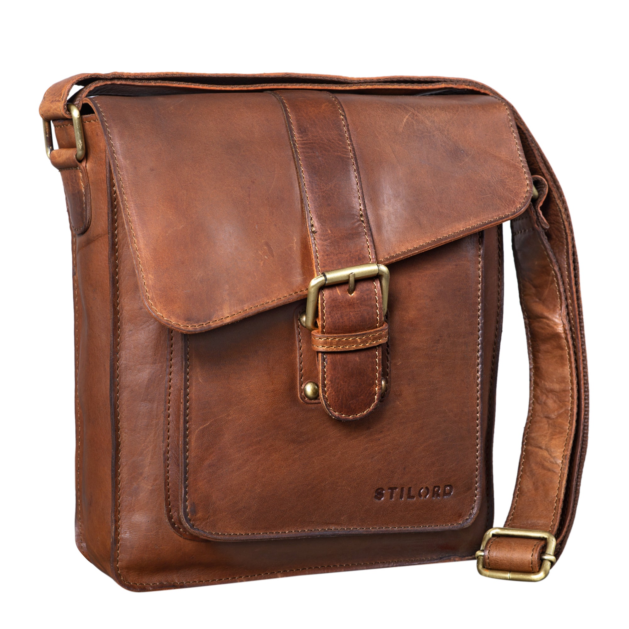 Kleine Schultertasche Leder