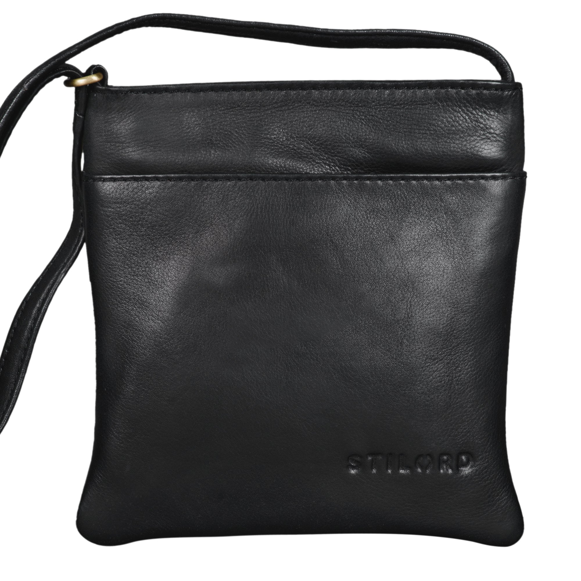 Herren Ledertasche Vintage schwarz