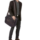 Ledertasche Umhängen Leder groß