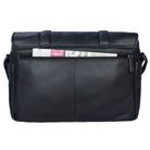 Leder Messenger Bag XL