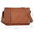 Umhängetasche Damen Leder braun