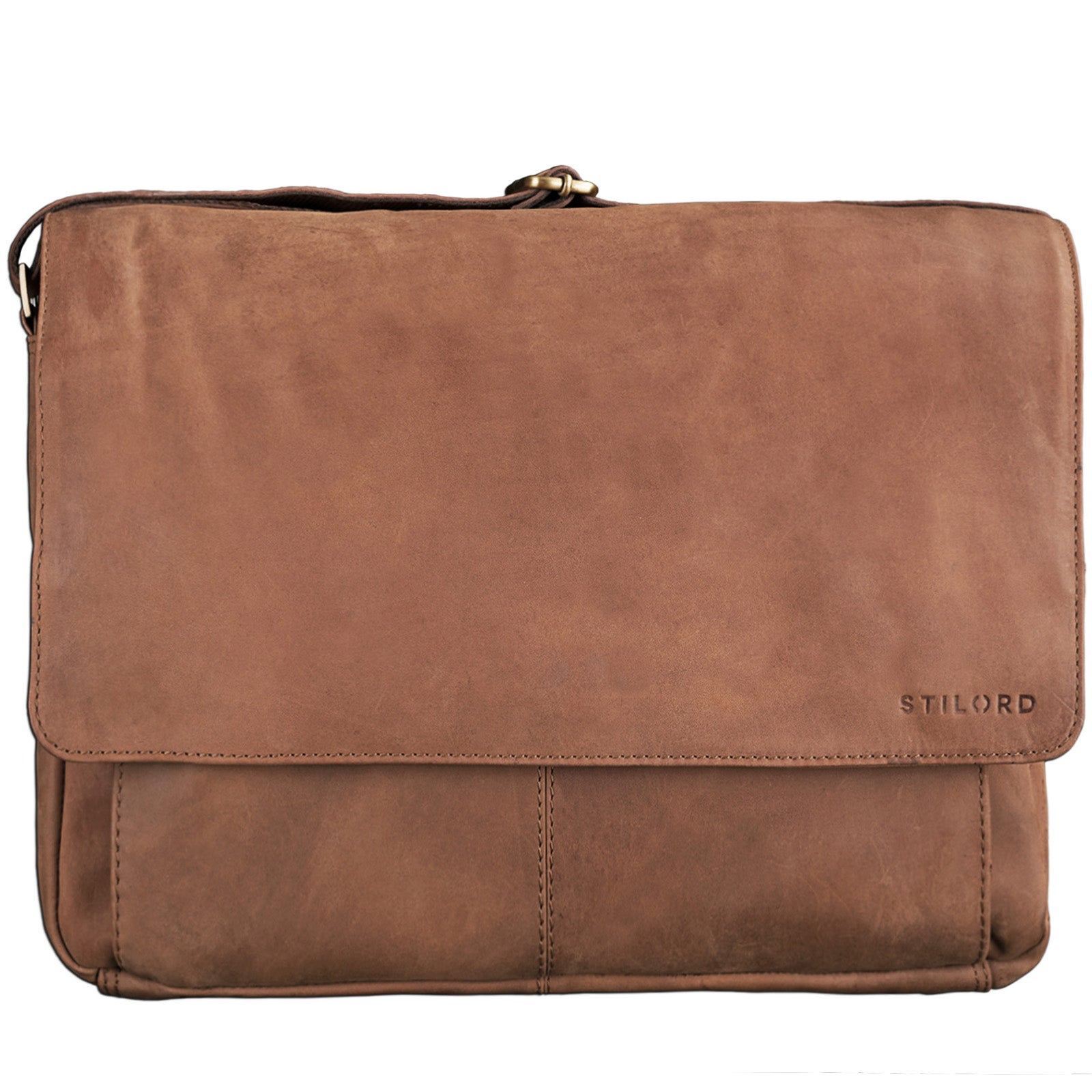 Vintage Leder Umhängetasche braun