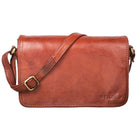 Partytasche Leder braun