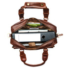 Ledertasche Umhängetasche dunkel braun