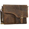 Vintage Leder Businesstasche XL braun