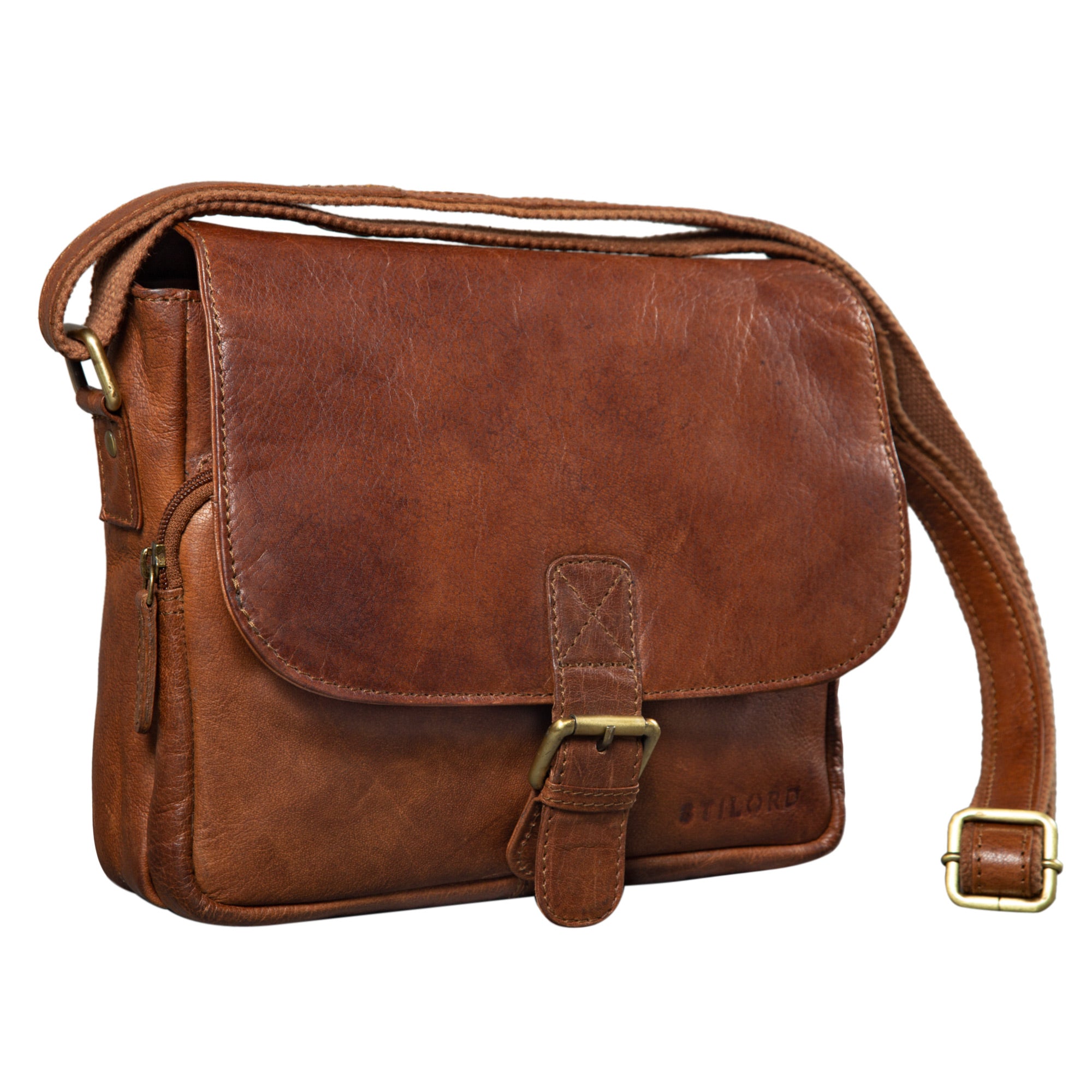 Kleine Schultertasche Leder