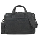 Messenger Echt-Leder grau