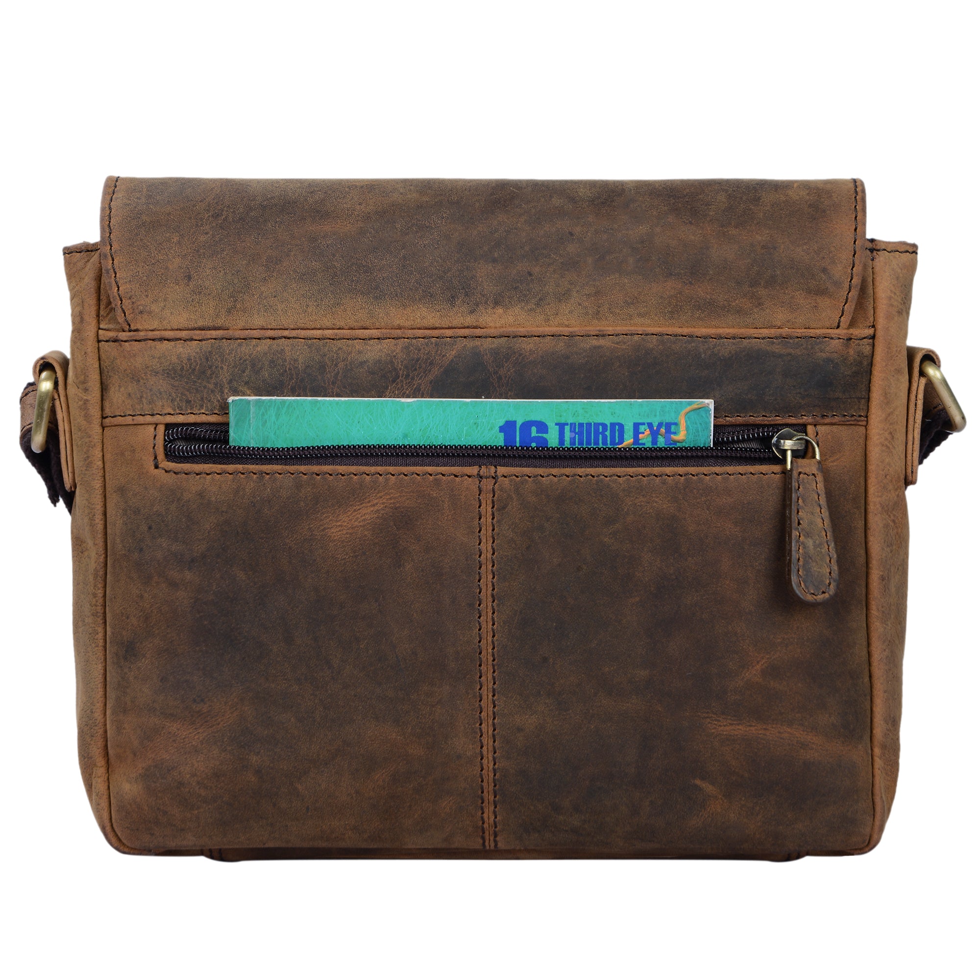 Herren Umhängetasche Leder Vintage