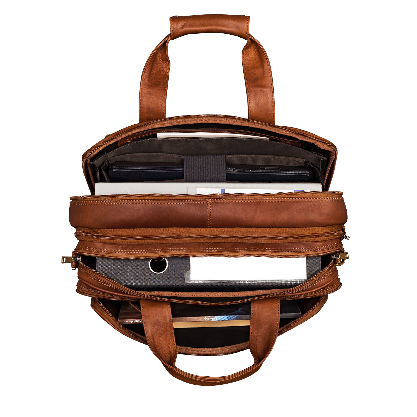 Leder Laptoptasche 15.6 Zoll zum Umhängen