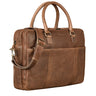 "Drake" Vintage Business Shoulder Bag Genuine Leather